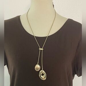 NWT Chico's Gold-Tone Pendant Necklace‎ - New with Tags